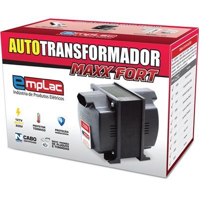 AUTOTRANSFORMADOR 2000VA BIVOLT TOMADA 10A 2P+T F30059 EMPLAC@